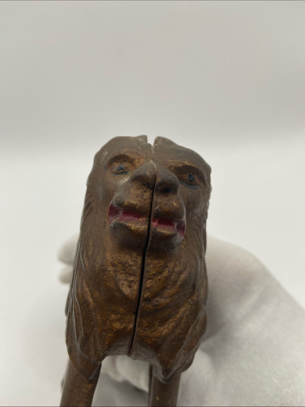 Rare Vintage Cast Iron Lion Bank Figurine Collectible 1920s-1930s AC Williams - Picture 6 of 9